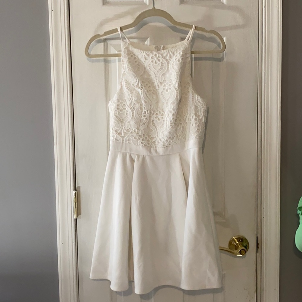 white dress